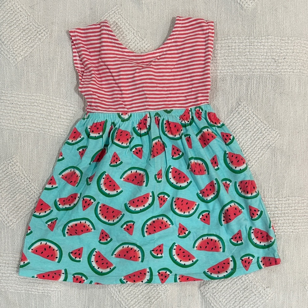 Gymboree Red Striped Watermelon Dress